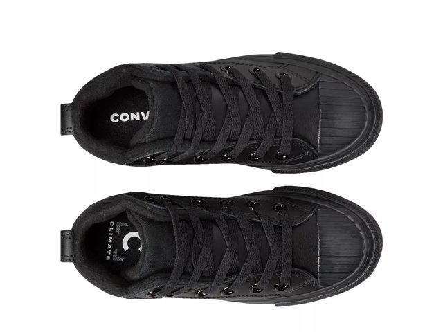 Boys black leather converse cheap