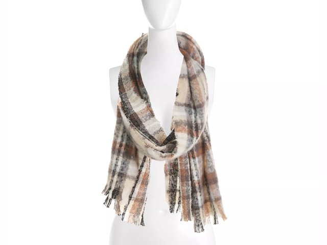 Classic Plaid Blanket Scarf