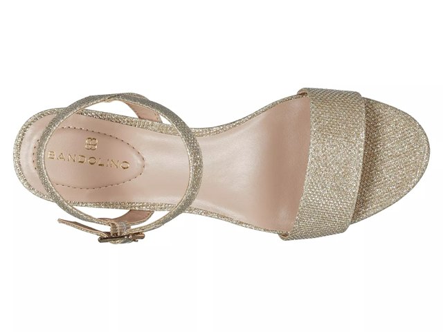 Bandolino gold sandals 2025