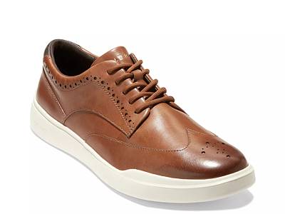 Cole Haan Men's Grand Crosscourt Wingtip Sneakers - British Tan - Size 10