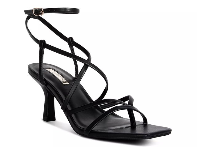 Dsw black outlet strappy sandals