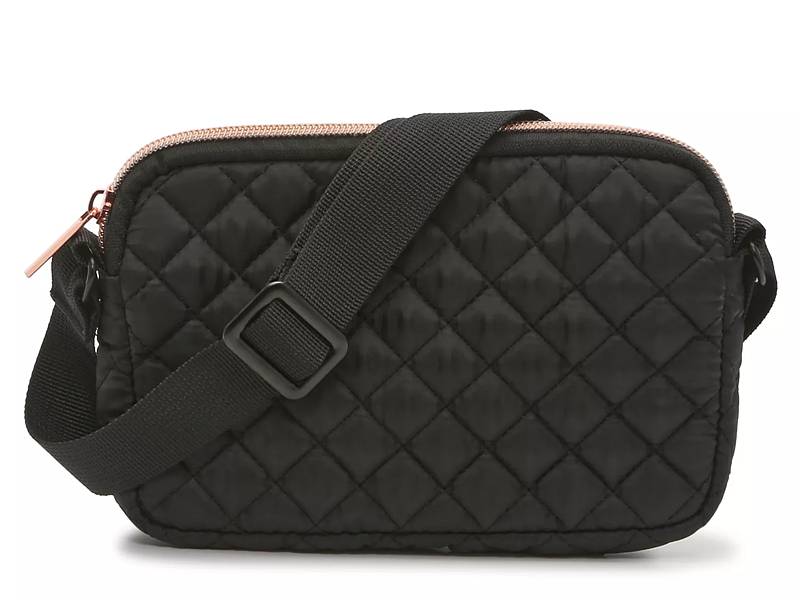 Steve Madden Quilted Weekender Bag in Black