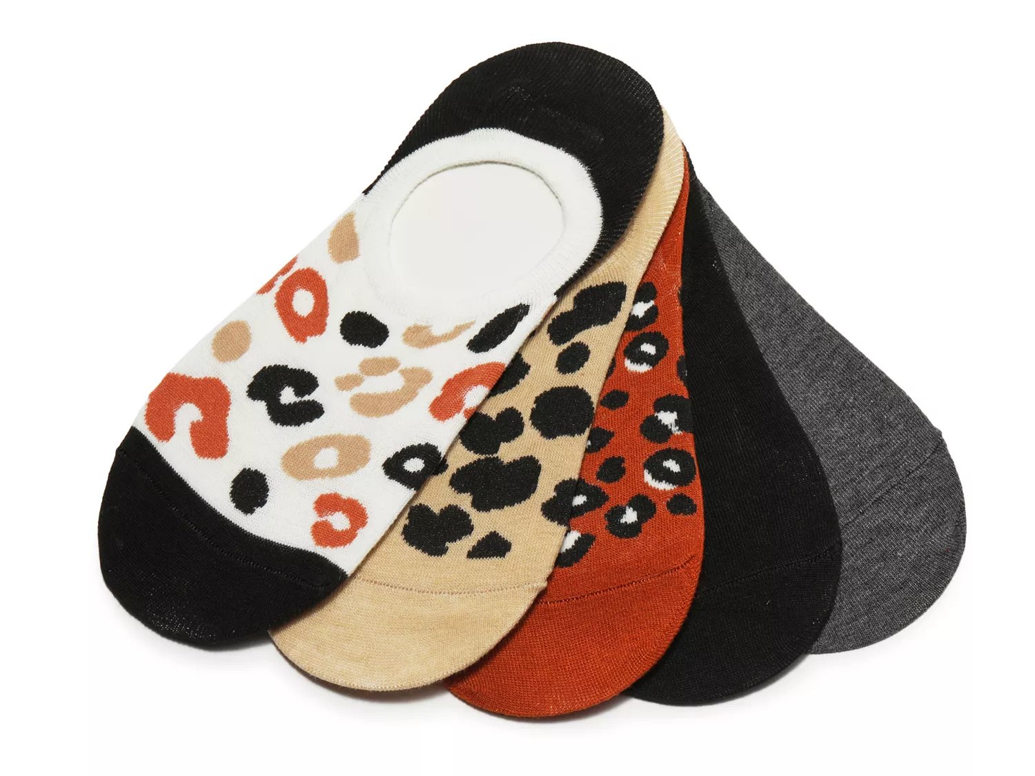 Animal Women's No-Show Liners - 5 Pack