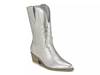 silver booties dsw