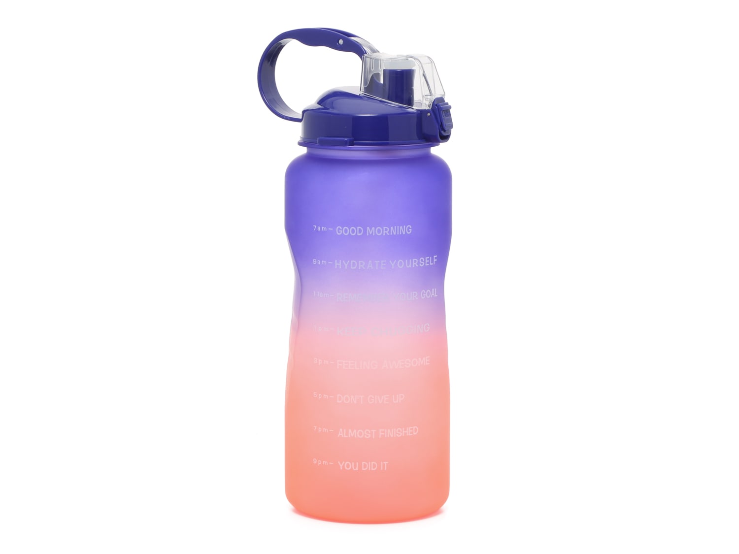Hit your daily hydration goals with this motivational water bottle