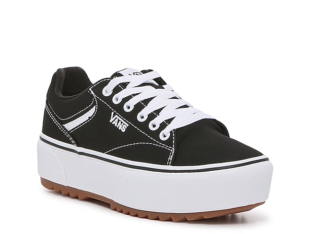 Vans Seldan St Women's Platform Sneakers, Size: 9.5, Black