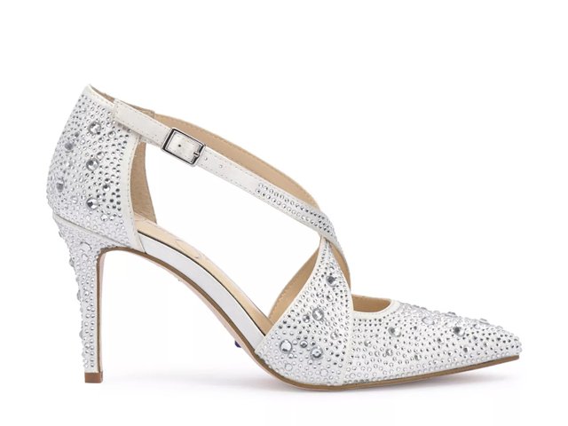 White jessica simpson pumps sale