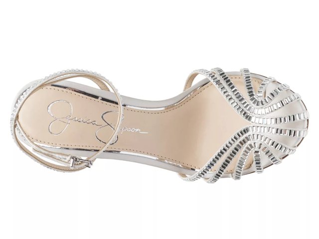 Jessica simpson white 2025 sandals