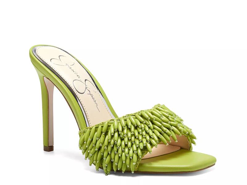 Lime green snakeskin discount sandals