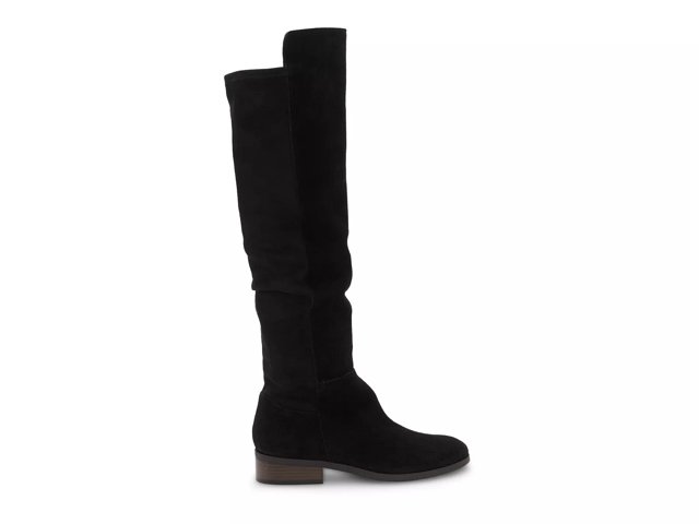 Wide calf over the knee boots black on sale