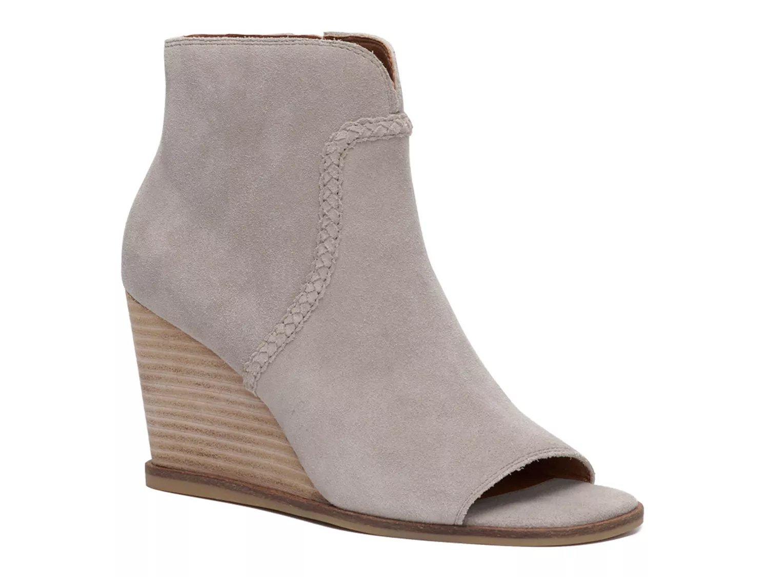 Lucky brand yesterr wedge on sale bootie