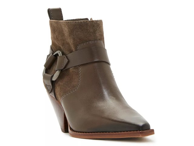 Vince camuto leather booties discount