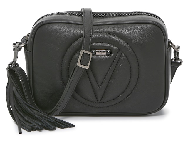 Valentino by Mario Valentino Mia Leather Camera Crossbody Bag - Free ...