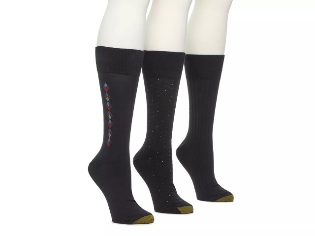 Gold Toe Fashion Pack Men s Crew Socks 3 Pack Free Shipping DSW