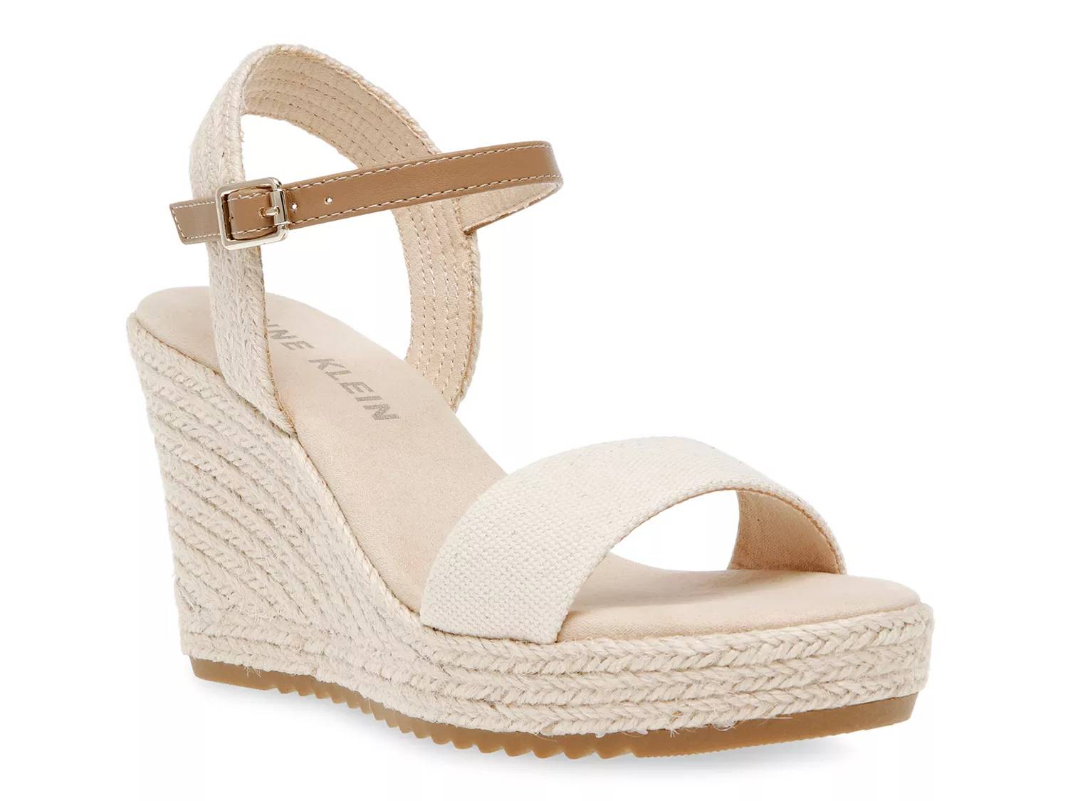 Anne Klein Wella Espadrille Wedge Sandal Free Shipping DSW