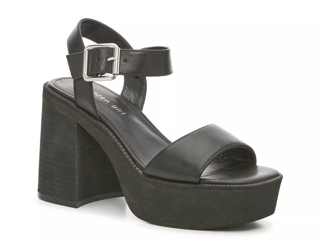 Dsw black chunky heel best sale