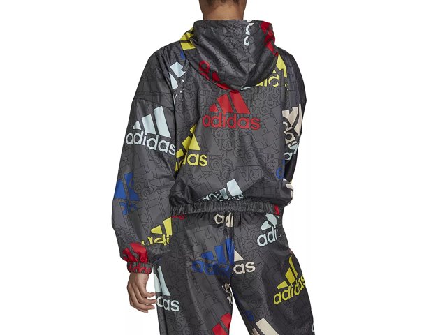 Adidas shop windbreaker colorful