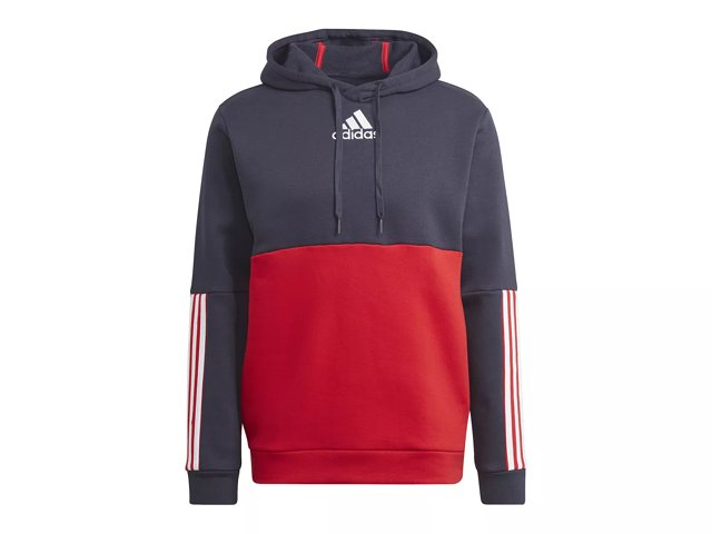 Adidas essentials colorblock hooded sweatshir 2025
