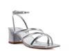 Right Pose Sandal Silver Metallic view
