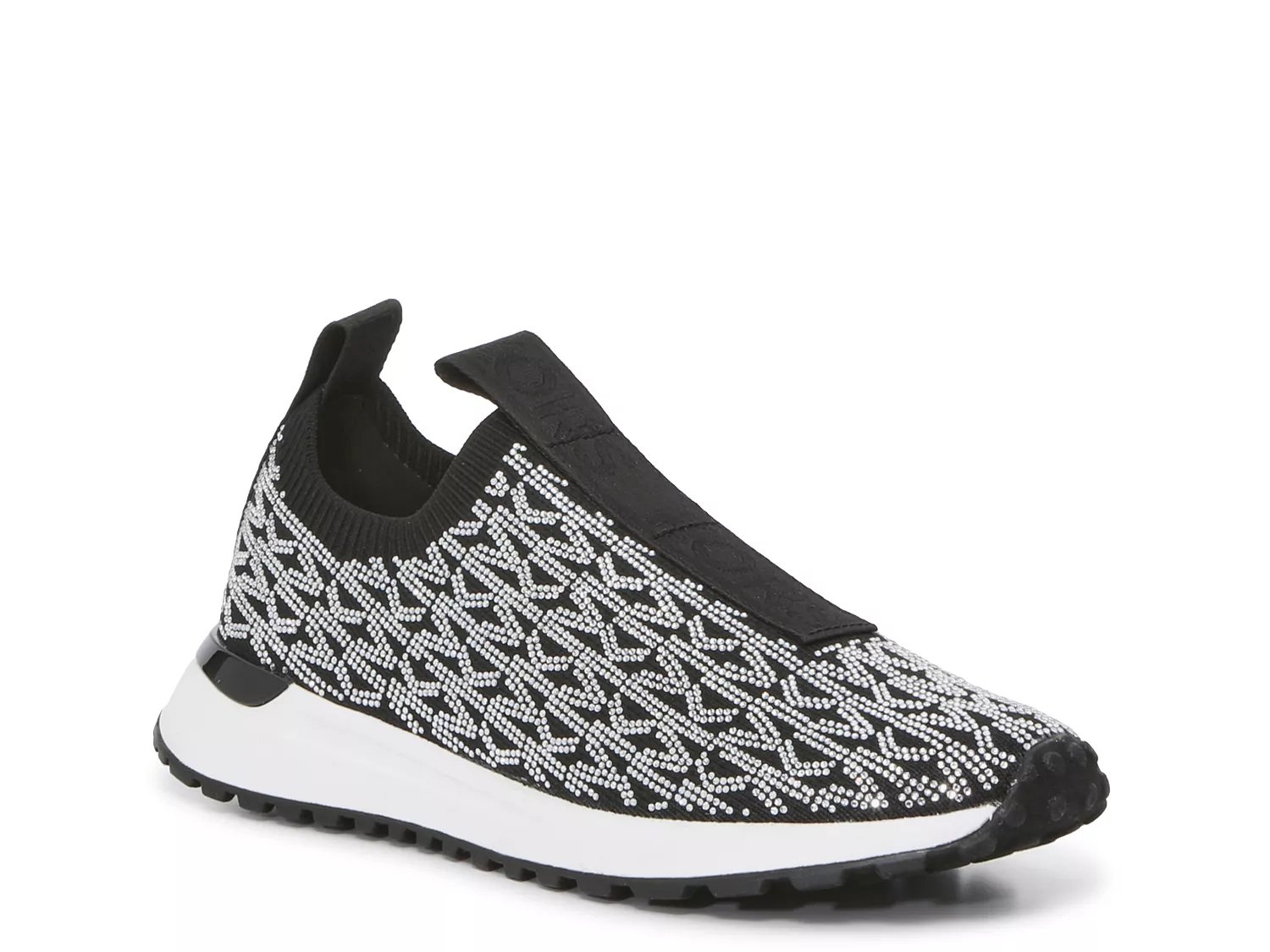 Michael kors black on sale and white sneakers