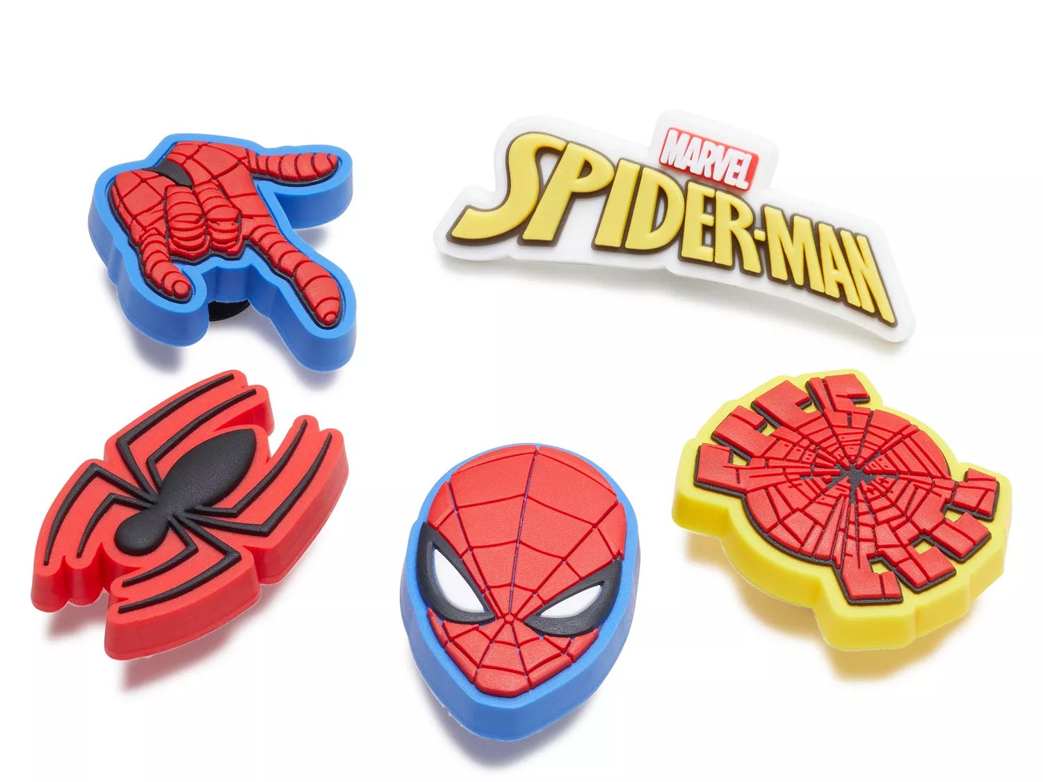 Newset of 6 Spiderman Croc Charms, or Backpack Decoration | Color: Blue/Red | Size: Os | Nicknat14's Closet