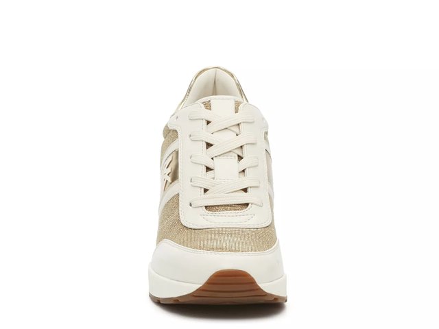 Michael kors white platform sneakers sale