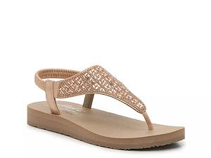 Skechers rose outlet gold sandals