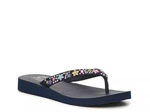 Buy Skechers Black Womens Vinyasa - Happy Spring Flip Flops Online