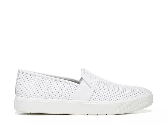 Vince white clearance slip ons