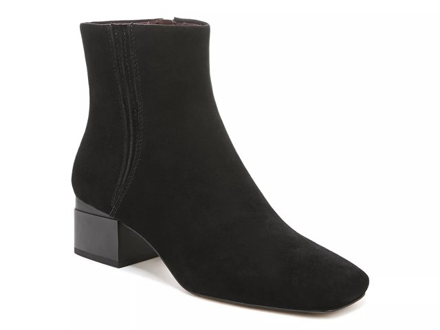 Black suede booties dsw clearance