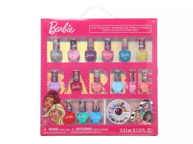 Barbie nail polish set shop