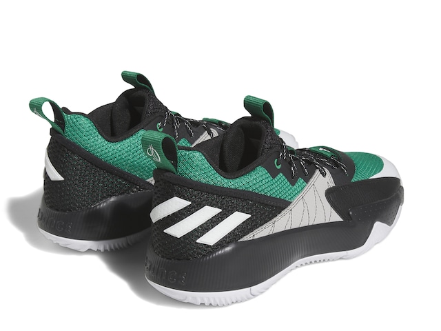 Men's Adidas Dame Certified Basketball Shoes in Green/Black/White Size 9 Medium