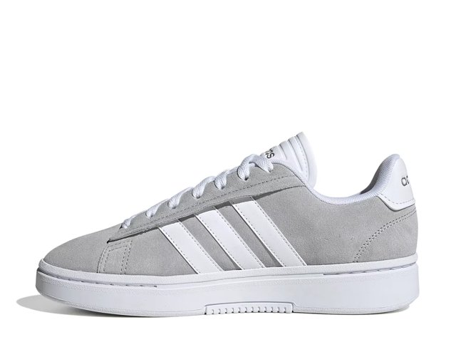 adidas Grand Court Alpha Womens Sneakers, Color: Grey White Silver