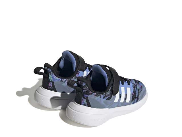 Adidas Fortarun 2.0 Sneaker Kids Girl s Black Multicolor Size 6 Toddler Sneakers