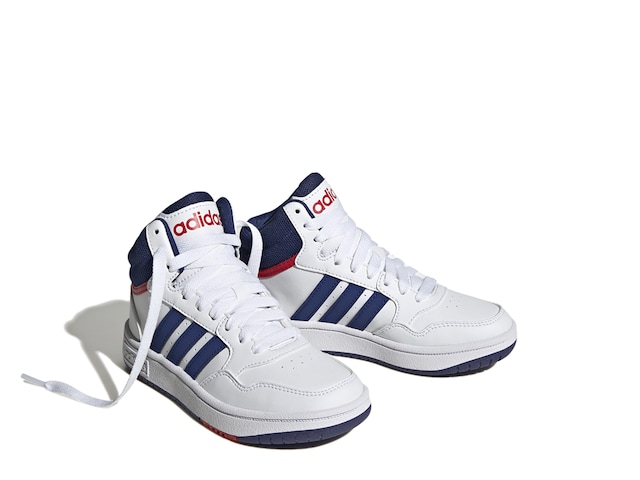 form skilsmisse Due adidas Hoops 3.0 Mid-Top Sneaker - Kids' - Free Shipping | DSW