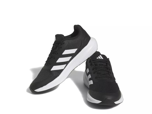 Adidas runfalcon black white discount