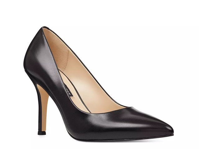 Nine west black patent heels shop