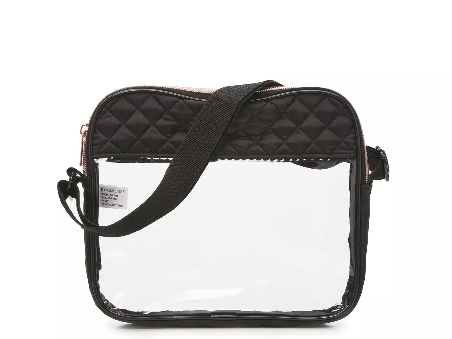 Fashion Designer Clear Transparent Crossbody Stadium Bag for