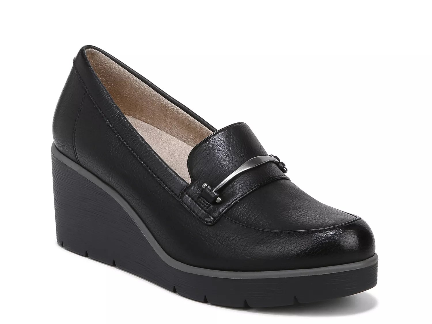 Loafer deals wedge shoes