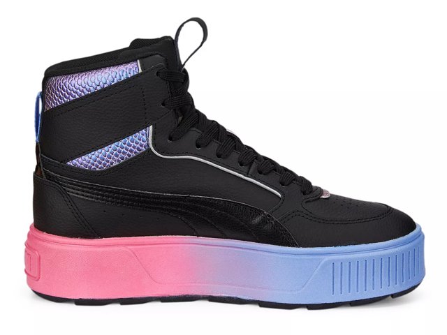 Puma rebel mid women's sneakers black best sale