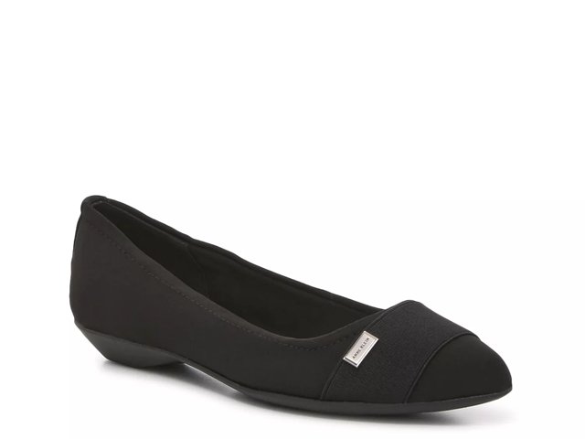 Anne Klein Oleesa Flat Women s Black Size 6.5 Flats