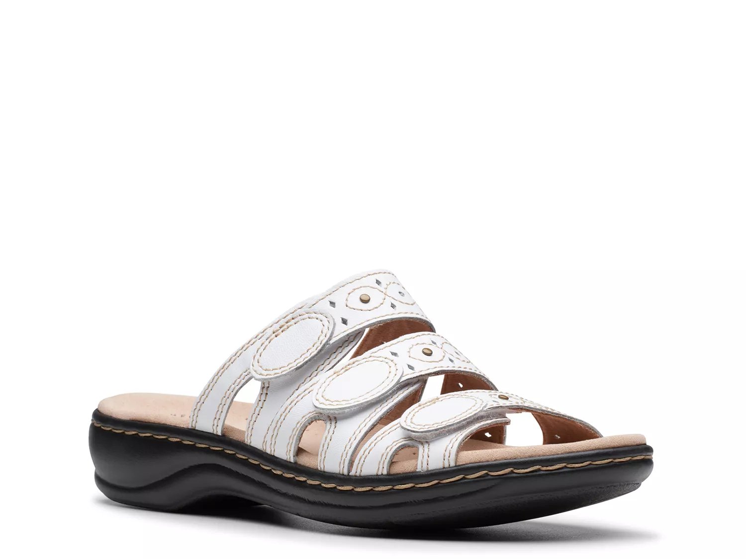 Clarks leisa cacti q shop leather sandals