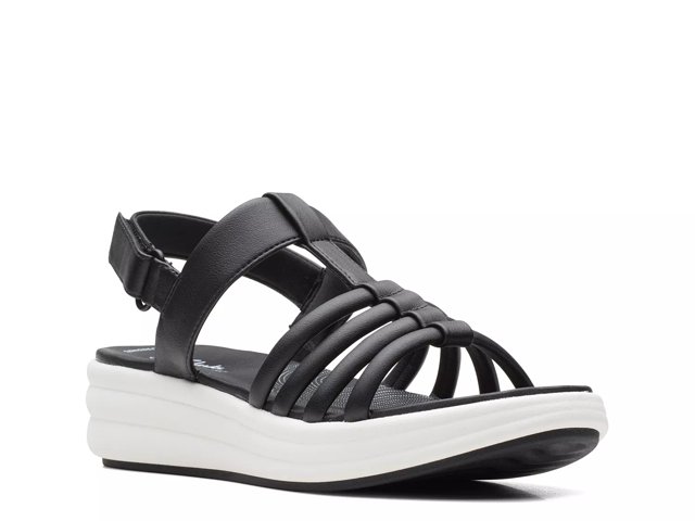 Clarks Cloudsteppers Drift Ease Wedge Sandal