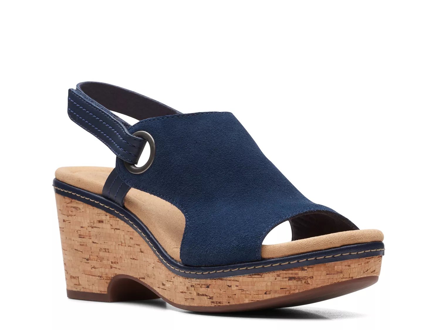 clarks wedge shoes sale