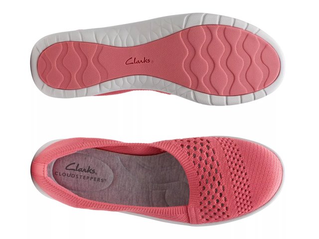 Clarks cloudsteppers pink top