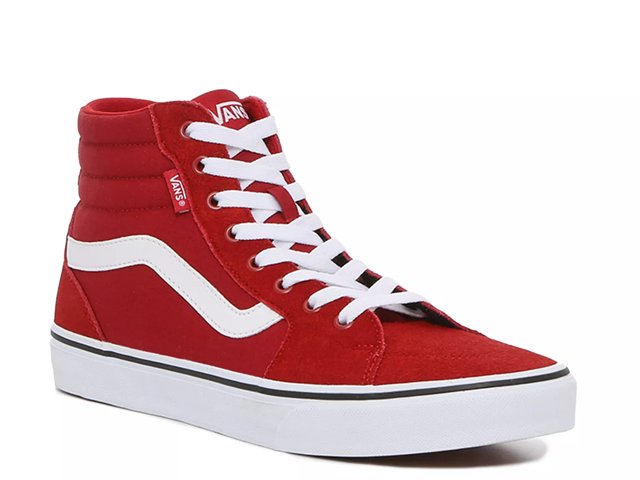Red vans dsw shop