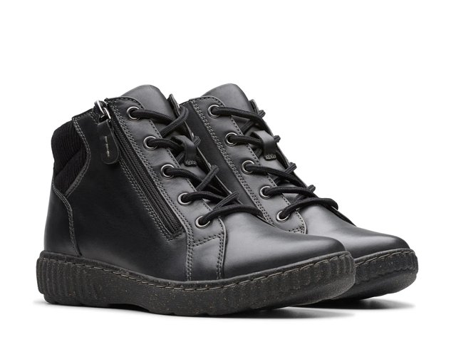 Clarks black boots sale sales