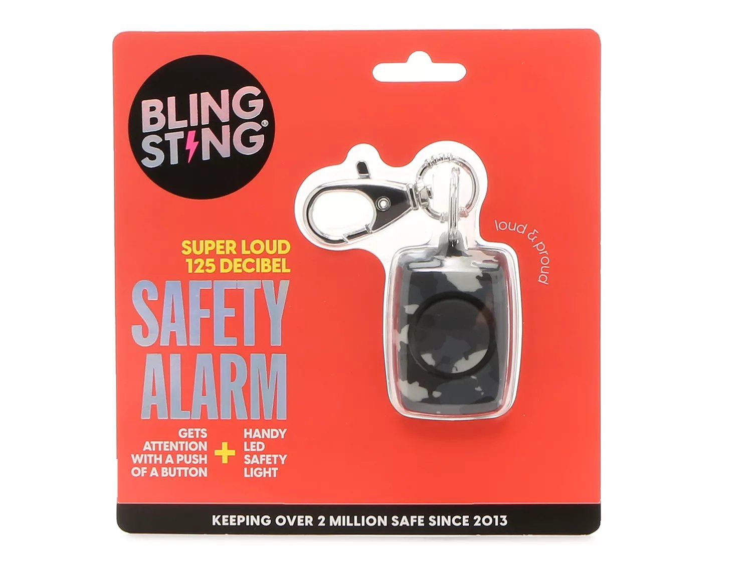 Bling Sting Safety Alarm Keychain Free Shipping DSW