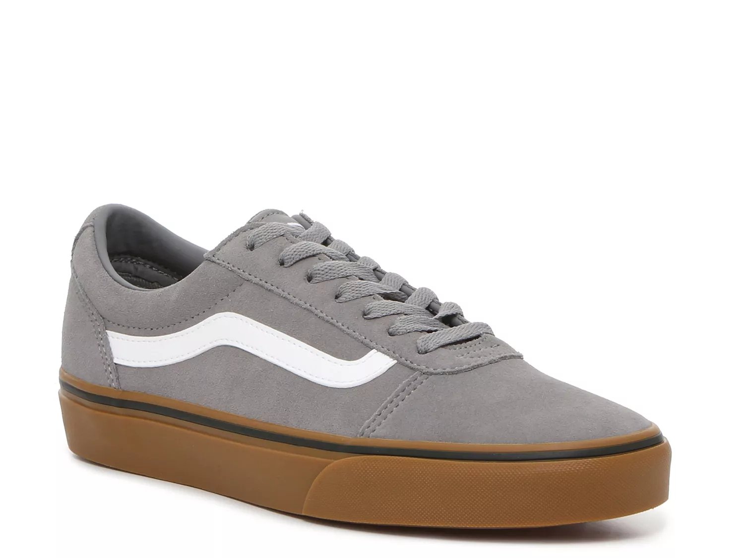 Gray vans with gum on sale sole