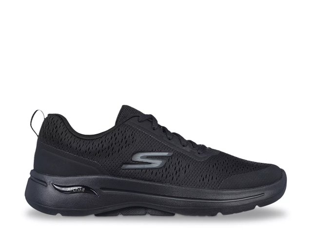  Skechers Women's GO Walk Arch FIT-Iconic Sneaker, Black/Black,  5